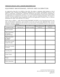 Form DLEP-3900-007 Manure Management Plan - Ohio, Page 4