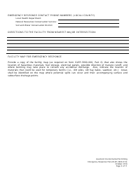 Form DLEP-3900-010 Emergency Response Plan - Ohio, Page 3