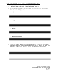 Form DLEP-3900-008 Insect and Rodent Control Plan - Ohio, Page 3