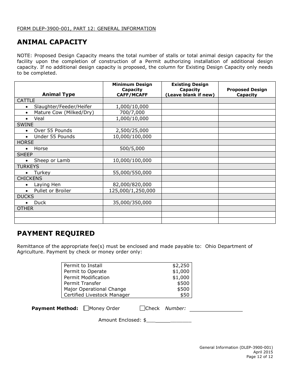 Form DLEP-3900-001 General Information - Ohio, Page 12