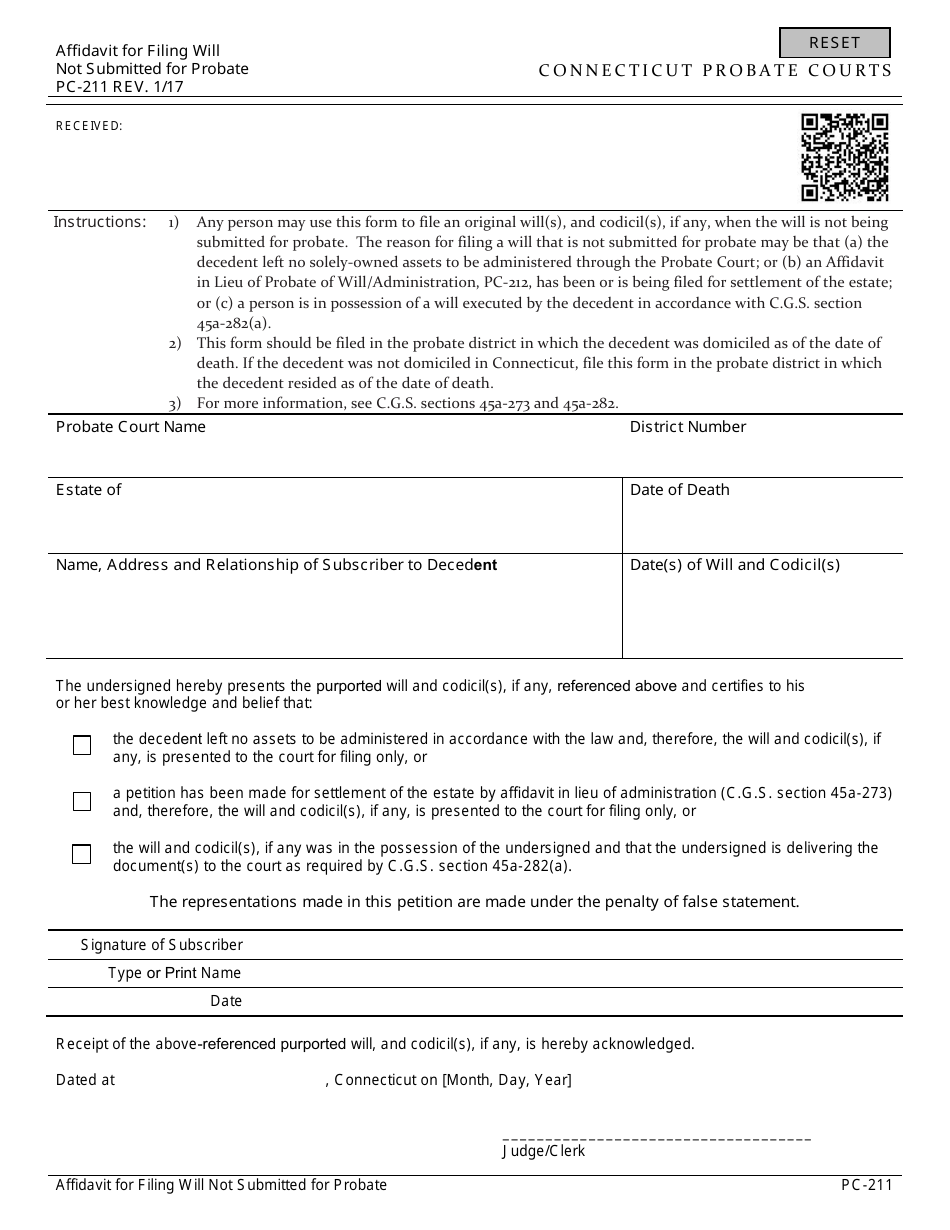 Form Pc 211 Fill Out Sign Online And Download Fillable Pdf