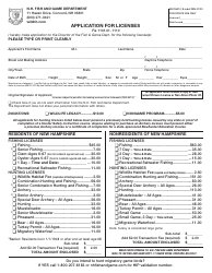 Document preview: Form BUS16010_B Application for Licenses - New Hampshire