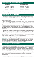 Moose Lottery Application - New Hampshire, Page 2