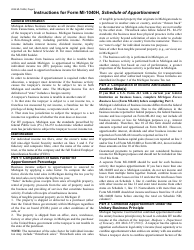 Form MI-1040H Michigan Schedule of Apportionment - Michigan, Page 2