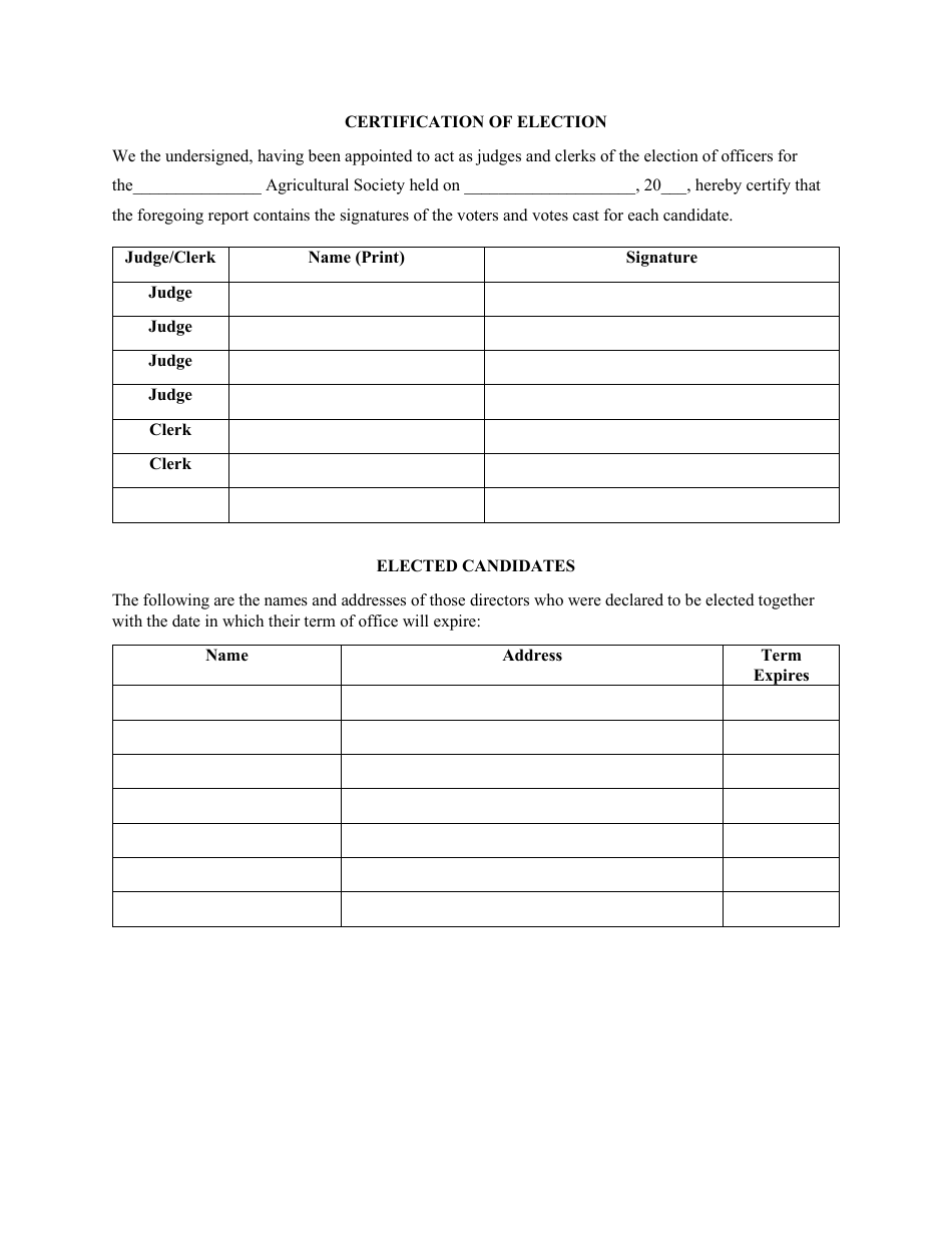 Poll Book and Tally Sheet - Ohio, Page 7