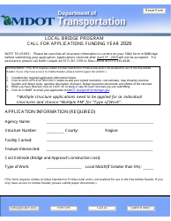 Document preview: Call for Applications - Local Bridge Program - Michigan