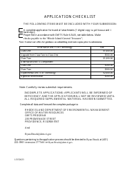 Application Form for Alternative/Experimental Technology - Rhode Island, Page 2