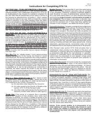 Form DTE1A Special Covid-19-related Complaint Against the Valuation of Real Property - Butler County, Ohio, Page 2
