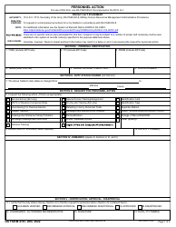 DA Form 4187 Personnel Action
