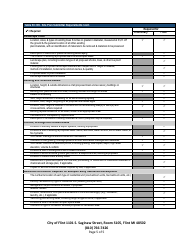 Application for Site Plan Review - City of Flint, Michigan, Page 5