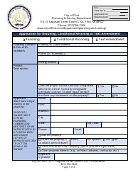 Document preview: Application for Rezoning, Conditional Rezoning or Text Amendment - City of Flint, Michigan