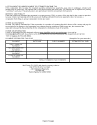 Form F-1120ES Corporation Estimated Income Tax Payment Voucher - City of Flint, Michigan, Page 2