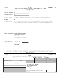 Form F-1120ES Corporation Estimated Income Tax Payment Voucher - City of Flint, Michigan, Page 5