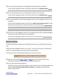 Checklist for Answering a Debt Collection Summons and Complaint - North Dakota, Page 5
