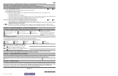 Form DL410 ID California Identification Card Renewal by Mail Eligibility - California, Page 3