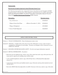 Instructions for Form RTP-13A Application for Senior Citizen or Disability Rent Increase Exemption - New York, Page 3