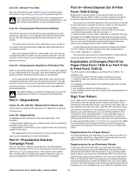 Instructions for IRS Form 1040-X Amended U.S. Individual Income Tax Return, Page 9