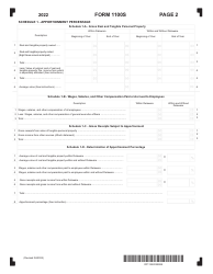 Form 1100S Delaware S Corporation Reconciliation and Shareholders Information Return - Delaware, Page 2