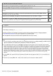 Form SRG1749 Application for a Brazilian Rbac 145 Maintenance Organisation Approval by Caa Approved Part 145 Organisations - United Kingdom, Page 2