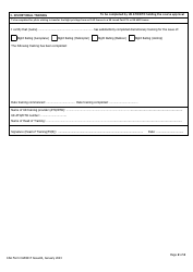 Form CAA5017 Night Rating Course Completion Certificate - United Kingdom, Page 2