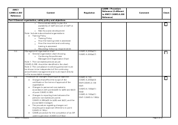 Form SRG1773 Part Camo Continuing Airworthiness Management Exposition Compliance Checklist - United Kingdom, Page 6
