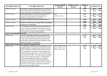 Form SRG1774 UK Regulation (Eu) No 1321/2014 Part Camo - United Kingdom, Page 21
