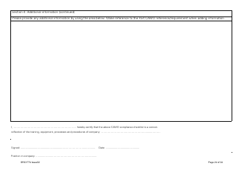 Form SRG1774 UK Regulation (Eu) No 1321/2014 Part Camo - United Kingdom, Page 24