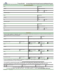 Document preview: Form ID CR-1 (EFO00202) Contract Report for Private/Commercial/Federal Projects - Idaho