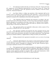 Hold Harmless and Indemnification Agreement - City of Miami, Florida, Page 3