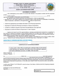 Administrative Use Permit Checklist - Tehama County, California, Page 10