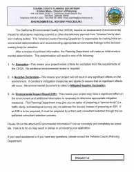 Administrative Use Permit Checklist - Tehama County, California, Page 6