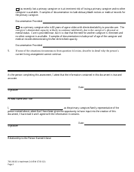 Attachment 2 Assessment of Need for Residential Services - South Carolina, Page 2