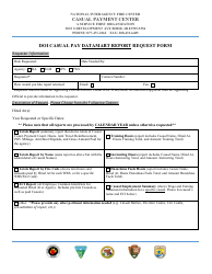 Document preview: Doi Casual Pay Datamart Report Request Form