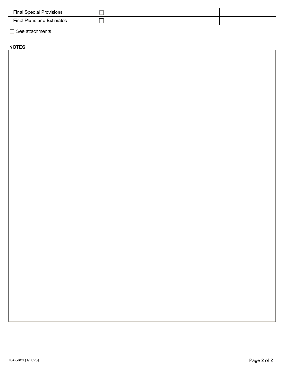 Form 734-5389 Hprd Quality Control Checklist - Oregon, Page 2