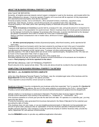Instructions for Form 1 Annual Report - Maryland, Page 6