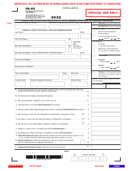 Document preview: Form PA-40 Pennsylvania Income Tax Return - Pennsylvania, 2022