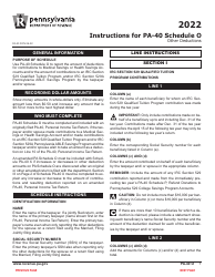 Form PA-40 Schedule O Other Deductions - Pennsylvania, Page 3