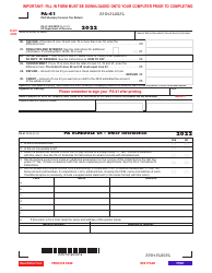 Form PA-41 Pa Fiduciary Income Tax Return - Pennsylvania, Page 2
