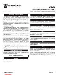 Form REV-1882 Health Insurance Coverage Information Request - Pennsylvania, Page 2