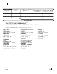 Form REV-414 (I) Individuals Worksheet for Estimated Tax - Pennsylvania, Page 2