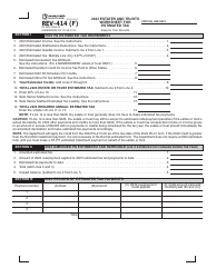 Form REV-414 (F) Estates and Trusts Worksheet for Estimated Tax - Pennsylvania