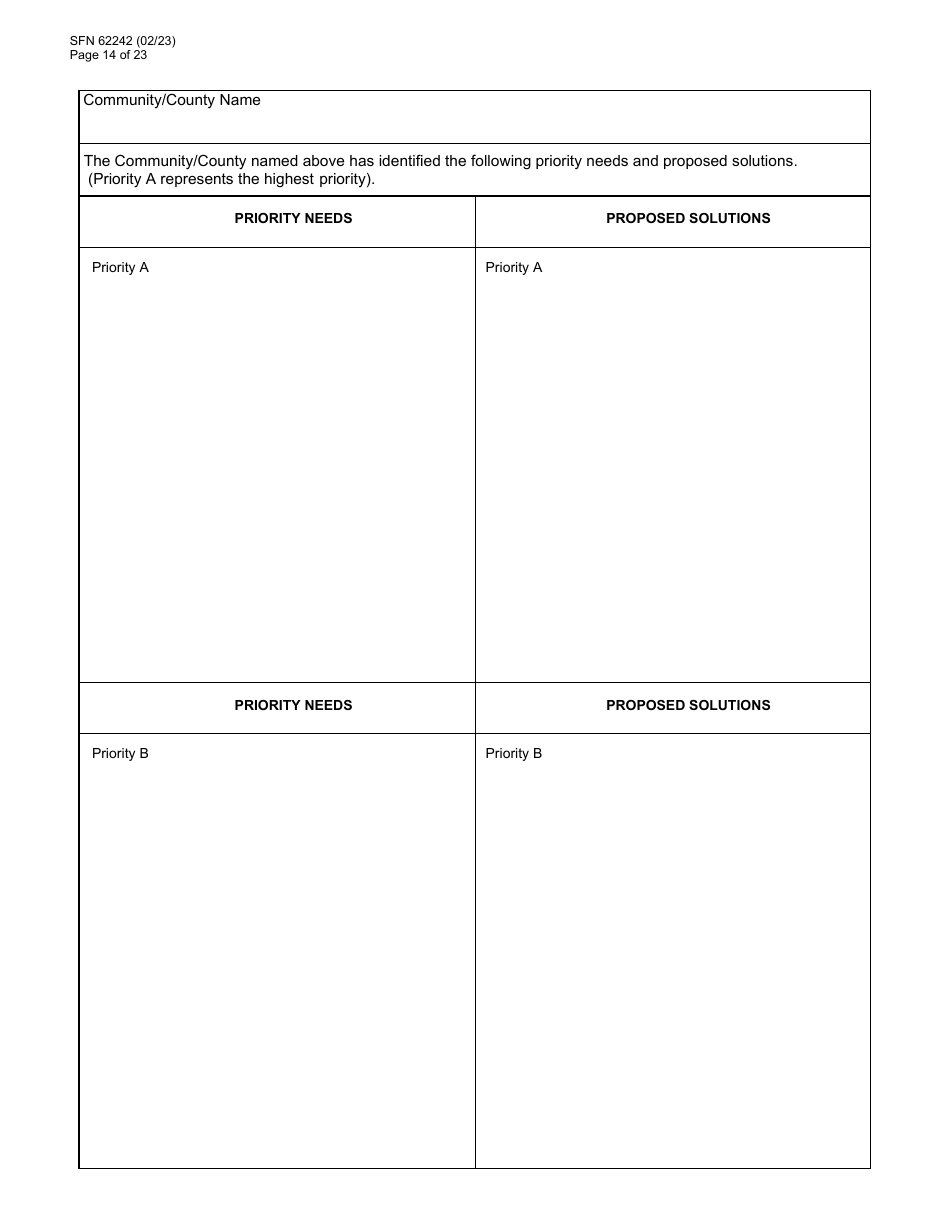 Form SFN62242 Community Development Block Grant Covid (Cdbg-Cv) Final Application - North Dakota, Page 14