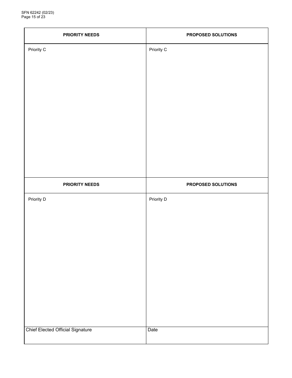 Form SFN62242 Community Development Block Grant Covid (Cdbg-Cv) Final Application - North Dakota, Page 15