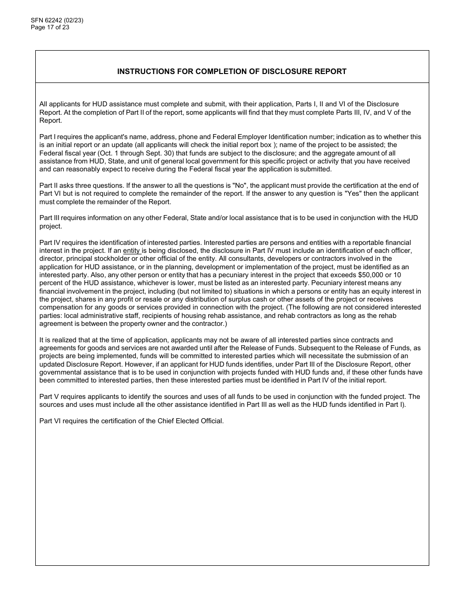 Form SFN62242 Community Development Block Grant Covid (Cdbg-Cv) Final Application - North Dakota, Page 17
