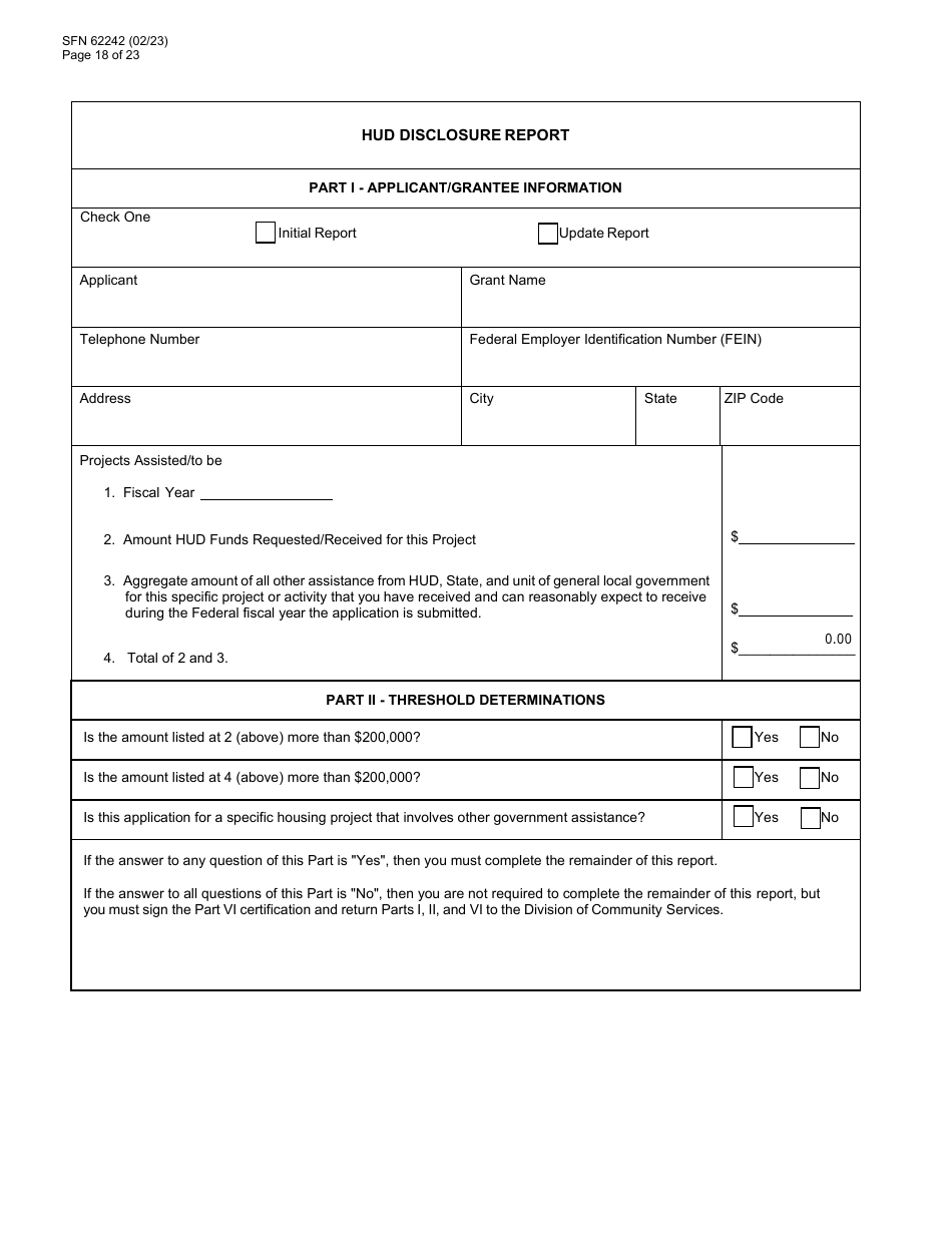 Form SFN62242 Community Development Block Grant Covid (Cdbg-Cv) Final Application - North Dakota, Page 18