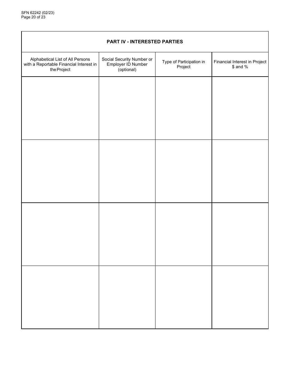 Form SFN62242 Community Development Block Grant Covid (Cdbg-Cv) Final Application - North Dakota, Page 20