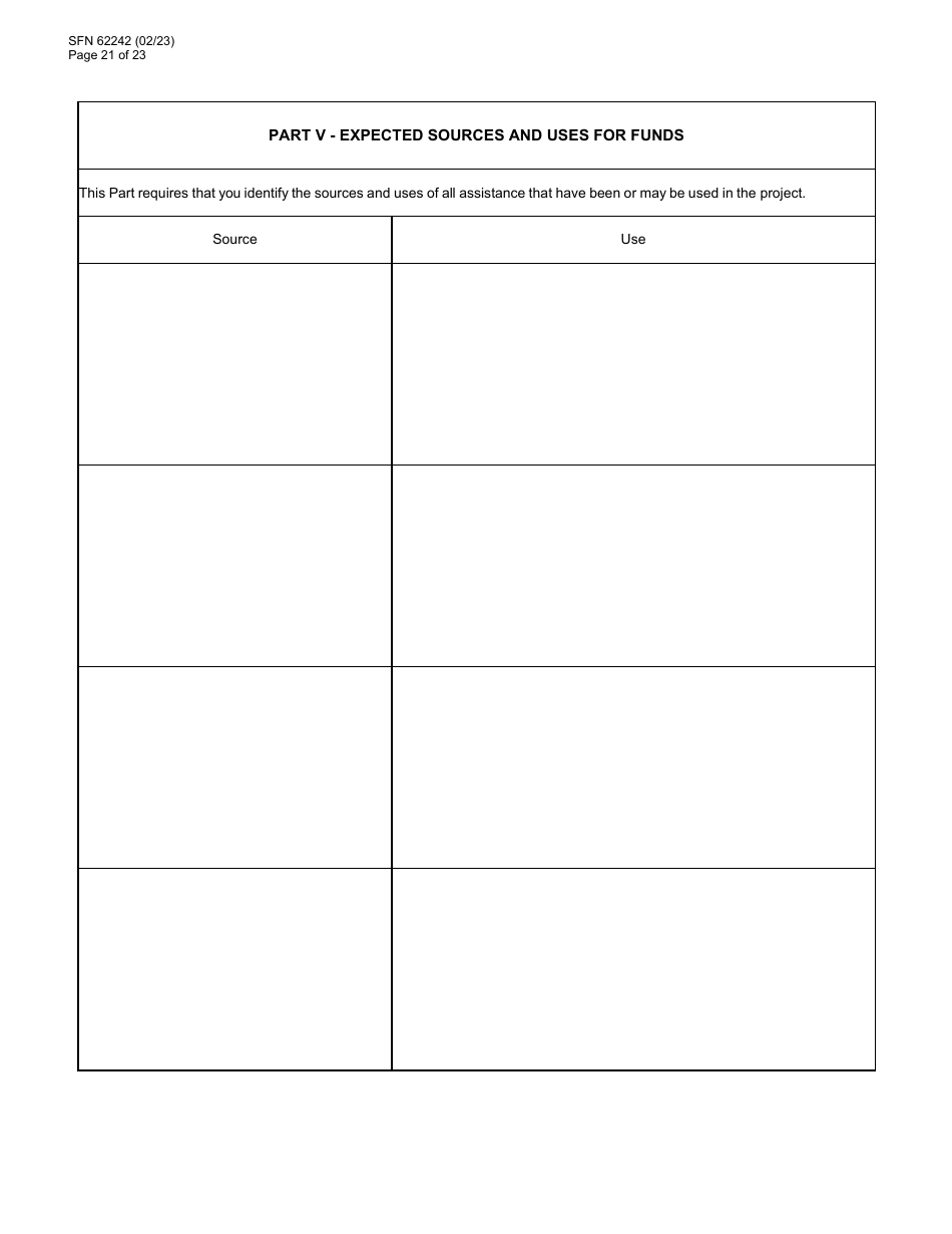 Form SFN62242 Community Development Block Grant Covid (Cdbg-Cv) Final Application - North Dakota, Page 21