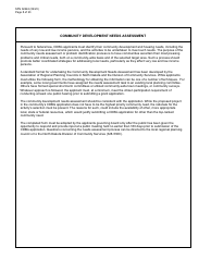 Form SFN62242 Community Development Block Grant Covid (Cdbg-Cv) Final Application - North Dakota, Page 8