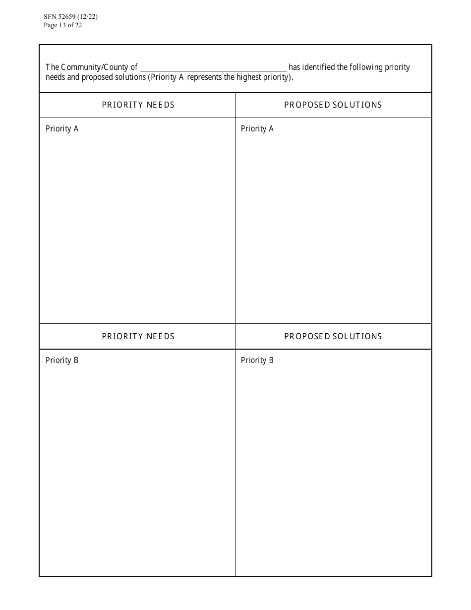 Form SFN52659 Cdbg Final Application - North Dakota, Page 13