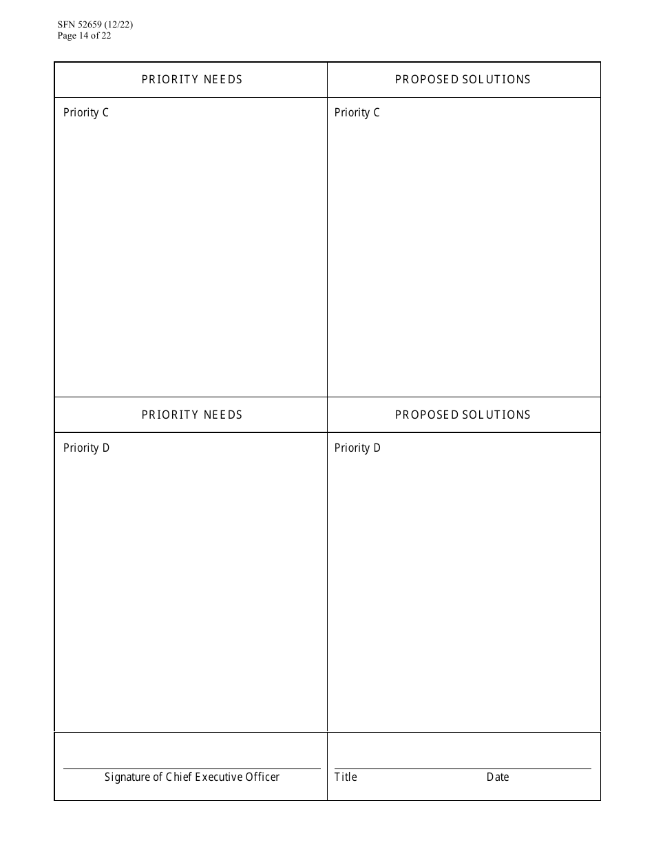 Form SFN52659 Cdbg Final Application - North Dakota, Page 14